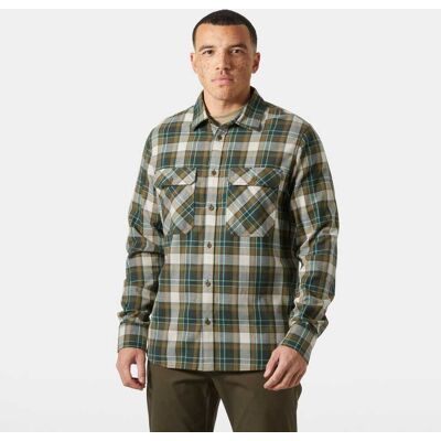 Helly Hansen Lokka Flannel Shirt Herre - Green - XL GREENXL Helly Hansen Lokka Flannel Shirt Herre - Green - XL GREENXL