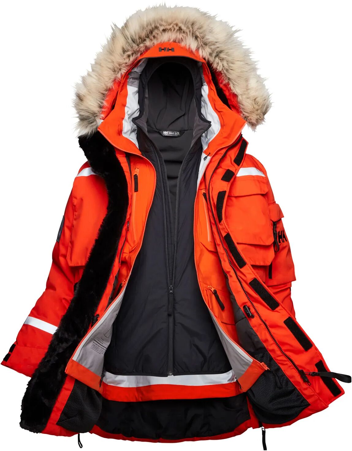 Helly Hansen Herre Arctic Patrol Modular Parkas oransje L