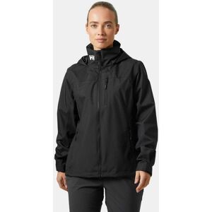 Helly Hansen Crew Seilerjakke Med Hette 2.0 Dame Svart L SvartL Helly Hansen Crew Seilerjakke Med Hette 2.0 Dame Svart L SvartL