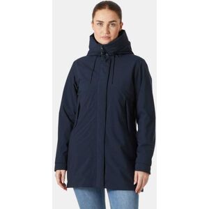 Helly Hansen Victoria Fôret Halvlang Regnjakke Dame Marineblå XL MarineblåXL Helly Hansen Victoria Fôret Halvlang Regnjakke Dame Marineblå XL MarineblåXL