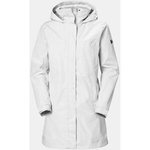 Helly Hansen Dame Aden Lang Regn Frakk Hvit M HvitM Helly Hansen Dame Aden Lang Regn Frakk Hvit M HvitM