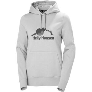 Helly Hansen Dame Nord Graphic Myk Pullover Hettegenser Grå S GråS Helly Hansen Dame Nord Graphic Myk Pullover Hettegenser Grå S GråS