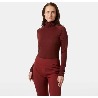 Helly Hansen HH Durawool High Neck Long Sleeve Dame Rød L RødL Helly Hansen HH Durawool High Neck Long Sleeve Dame Rød L RødL