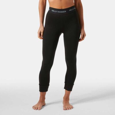 Helly Hansen Dame Lifa Merino Mellomvekt 3/4 Skibukser Svart L SvartL Helly Hansen Dame Lifa Merino Mellomvekt 3/4 Skibukser Svart L SvartL