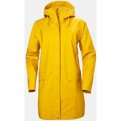 Helly Hansen Dame Moss Vanntett Regn Frakk Gul M GulM Helly Hansen Dame Moss Vanntett Regn Frakk Gul M GulM