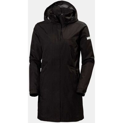 Helly Hansen Dame Aden Lang Regn Frakk Svart M SvartM Helly Hansen Dame Aden Lang Regn Frakk Svart M SvartM
