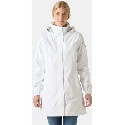 Helly Hansen Dame Aden Lang Isolert Regnfrakk Hvit L HvitL Helly Hansen Dame Aden Lang Isolert Regnfrakk Hvit L HvitL