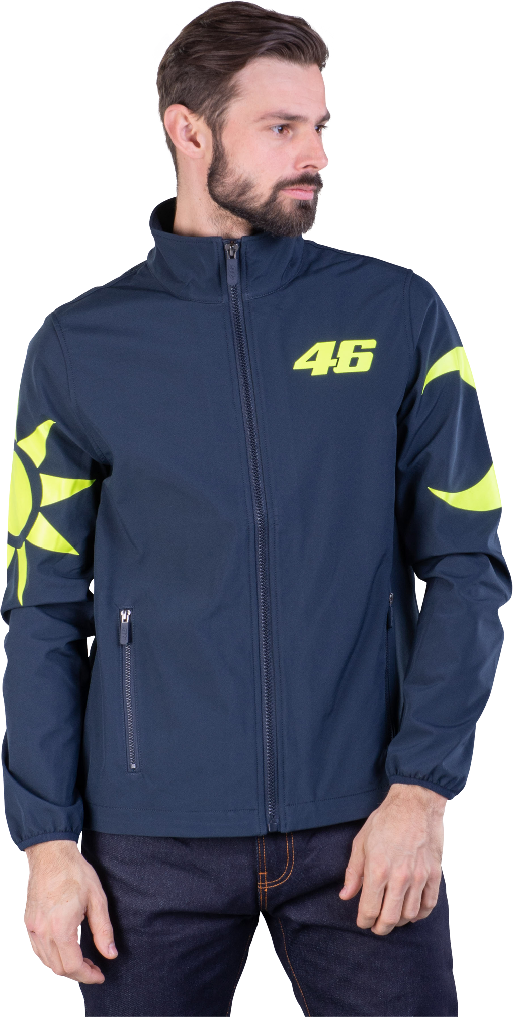 VR46 Softshelljakke VR46 Sole E Luna Blå