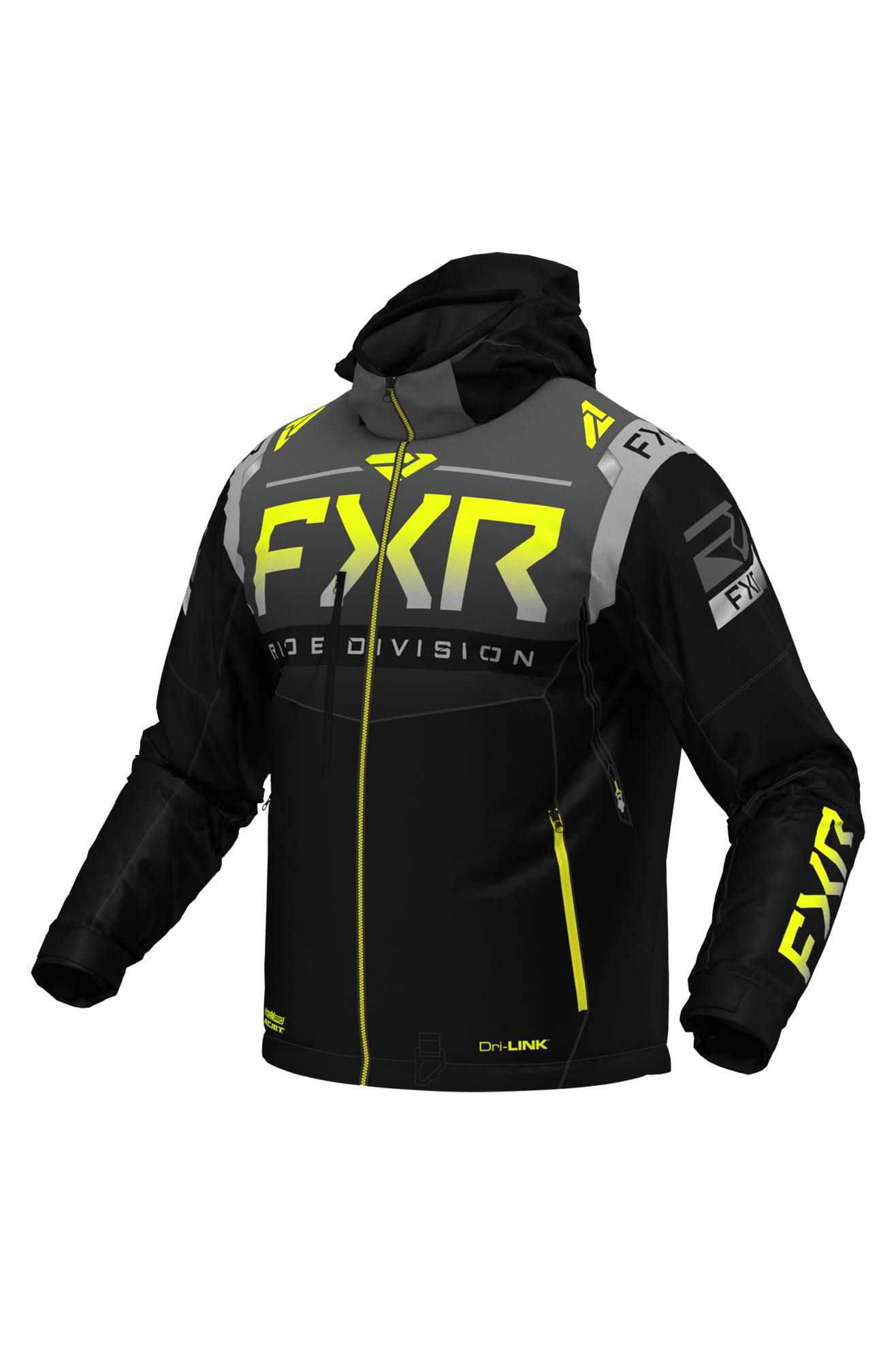 FXR Jakke FXR Helium X HiVis-Grå-Svart