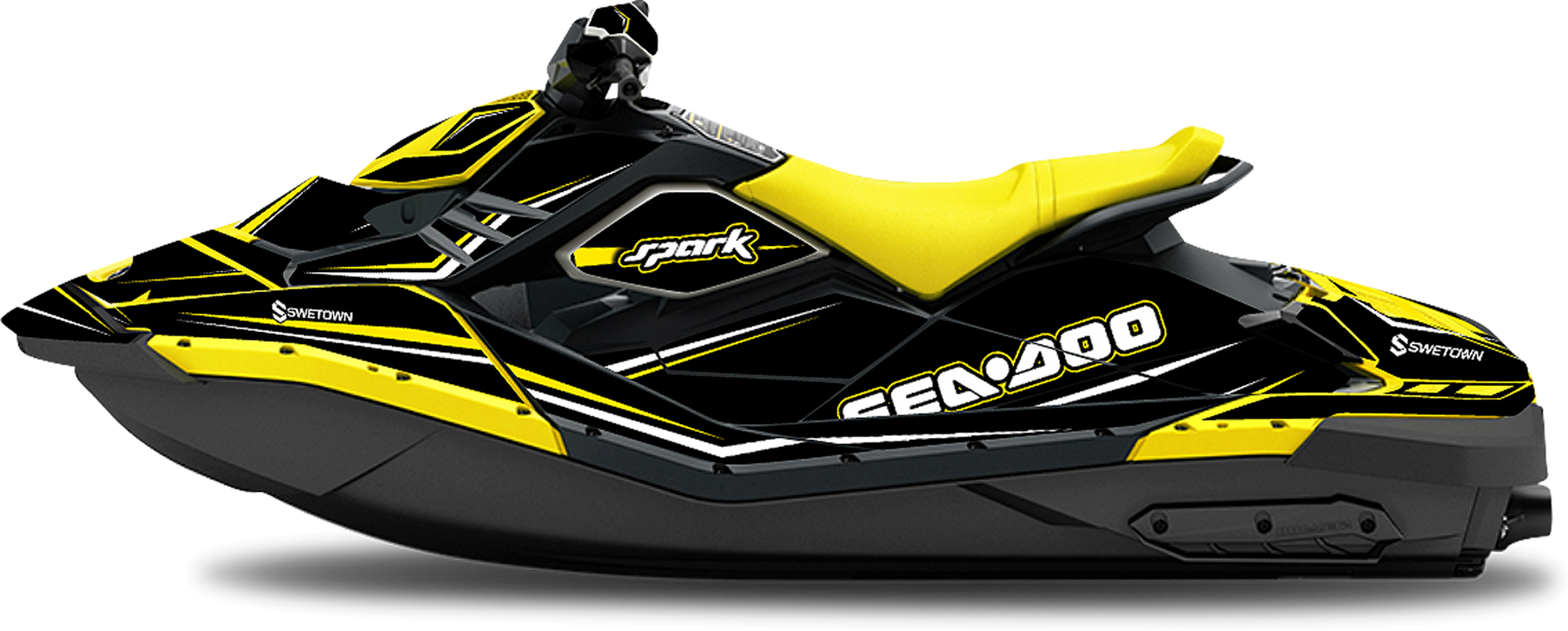 SWETOWN Dekalkit SweTown Sea-Doo Spark Cooker Gul