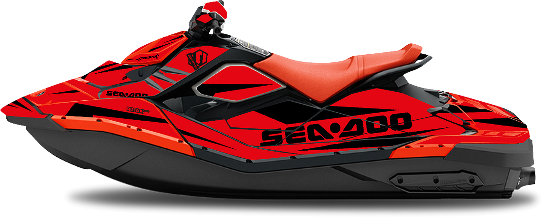 SWETOWN Dekalkit SweTown Sea-Doo Spark Radar Rød