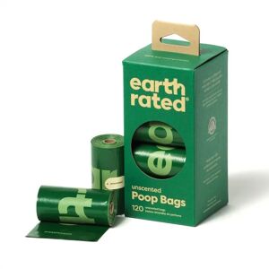 Earth Rated Hundeposer Uparfymert (120 bags)