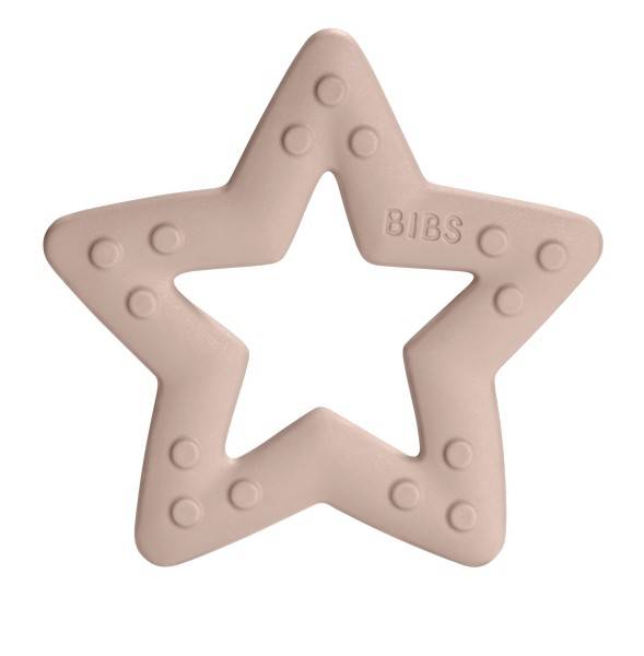 Bibs  Baby Bitie Bitering Stjerne, Blush