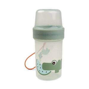 Done By Deer To Go 2-Way Snack Container L Croco