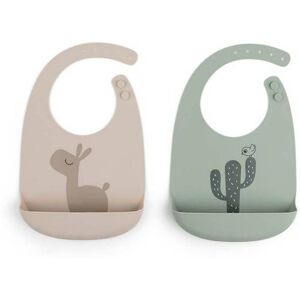 Done By Deer Silikonsmekke 2-Pack Lalee, Sand / Green