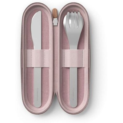 Monbento Slim Nest Trio Knife To-Go Bestikksett Pink Monbento Slim Nest Trio Knife To-Go Bestikksett Pink