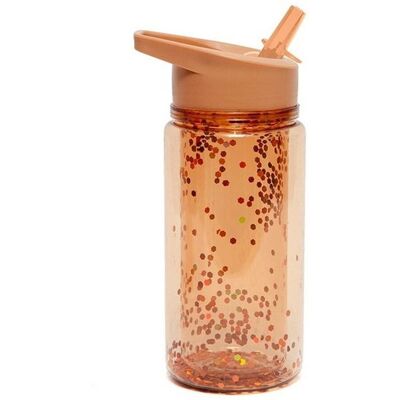 Petit Monkey Vannflaske - Brons - 300ml med Sugerør Petit Monkey Vannflaske - Brons - 300ml med Sugerør