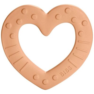 BIBS Baby Bitie Bitering Hjerte, Peach BIBS Baby Bitie Bitering Hjerte, Peach