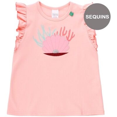Fred's World By Green Cotton Fred`S World Ocean T-Shirt, Rosa (128) Fred's World By Green Cotton Fred`S World Ocean T-Shirt, Rosa (128)