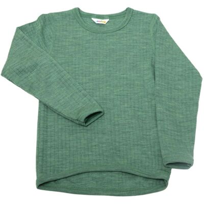 Joha Colorful Ull Trøye T-Skjorte I Merino Ull, Grønn (100) Joha Colorful Ull Trøye T-Skjorte I Merino Ull, Grønn (100)