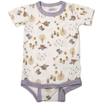 Joha Farm Kortermet Body I Bambus, Lilla (80) Joha Farm Kortermet Body I Bambus, Lilla (80)