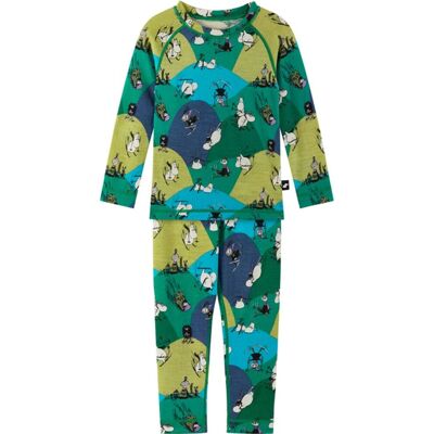 Reima Ullsett Til Barn Moomin Trivsam, Enchanted Green (104) Reima Ullsett Til Barn Moomin Trivsam, Enchanted Green (104)