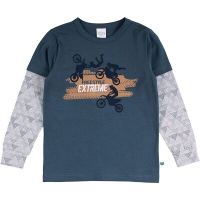 Fred's World By Green Cotton Fred`S World Victory Bike T-Shirt, Midnight (110) Fred's World By Green Cotton Fred`S World Victory Bike T-Shirt, Midnight (110)