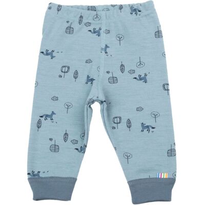 Joha Fox Leggings I Ull/bomull, Blue (80) Joha Fox Leggings I Ull/bomull, Blue (80)