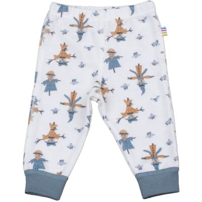 Joha Scarecrow Leggings I Ull/bambus, Off White/ Blue (90) Joha Scarecrow Leggings I Ull/bambus, Off White/ Blue (90)