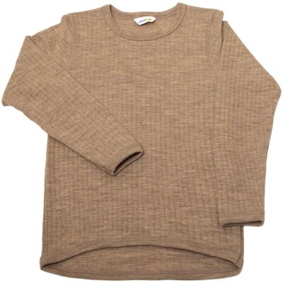 Joha Colorful Ull Trøye T-Skjorte I Merino Ull, Beige (130) Joha Colorful Ull Trøye T-Skjorte I Merino Ull, Beige (130)