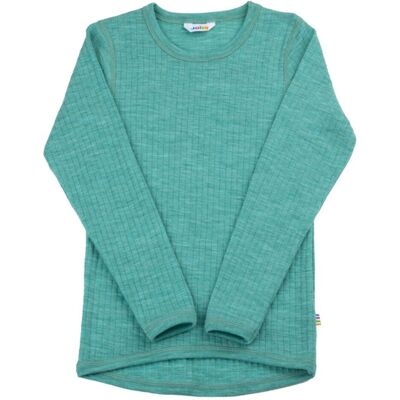 Joha Colorful Ull Trøye T-Skjorte I Merino Ull, Grønn (100) Joha Colorful Ull Trøye T-Skjorte I Merino Ull, Grønn (100)