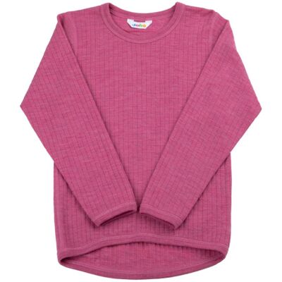 Joha Colorful Ull Trøye T-Skjorte I Merino Ull, Hindbær (100) Joha Colorful Ull Trøye T-Skjorte I Merino Ull, Hindbær (100)