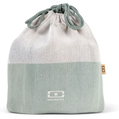 Monbento Pochette L Bento Bag, Natural Green Monbento Pochette L Bento Bag, Natural Green