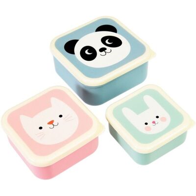Rex London Snack Box 3-Pack, Søte Dyr Rex London Snack Box 3-Pack, Søte Dyr