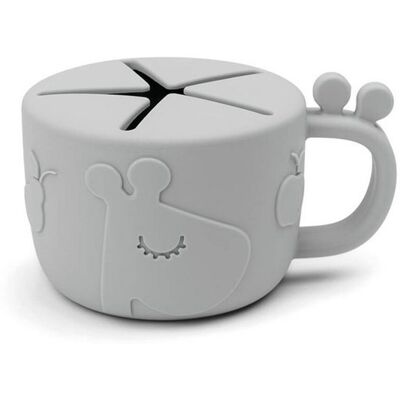 Done by Deer Peekaboo Snack Kopp Raffi, Grey Done by Deer Peekaboo Snack Kopp Raffi, Grey