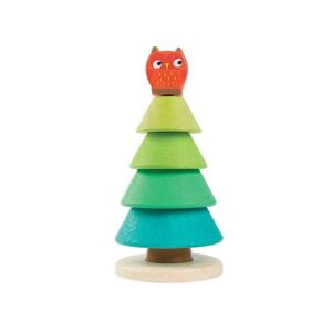 Tender Leaf Toys  Stacking Tre Leketøy, Ugle