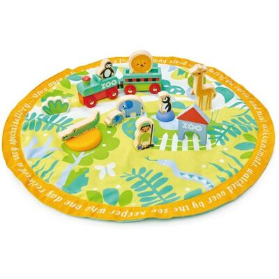 Tender Leaf Træfigurer og Safari Lekematte - Toy Figurines and Play Mat Tender Leaf Træfigurer og Safari Lekematte - Toy Figurines and Play Mat