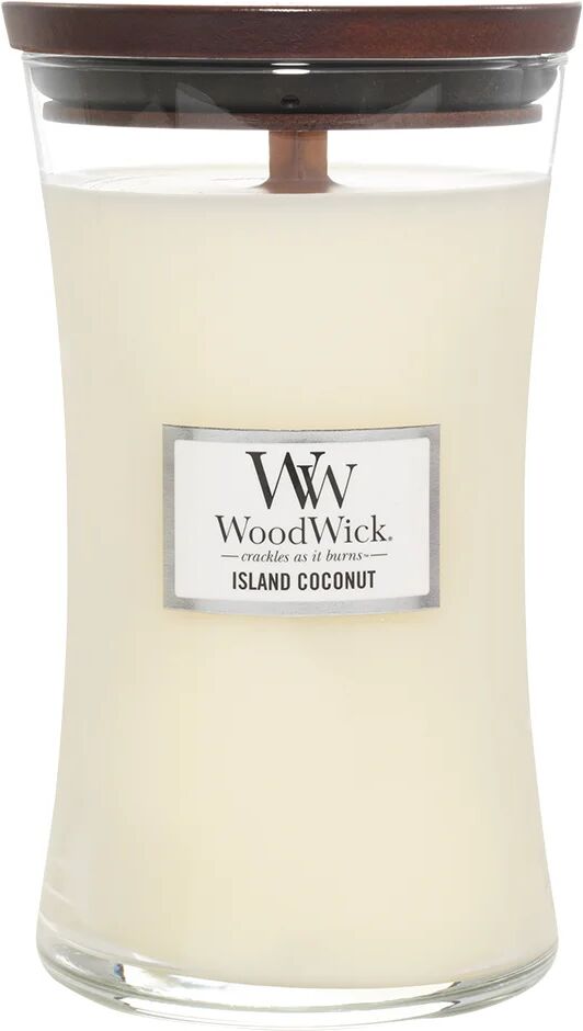 WoodWick Island Coconut,  WoodWick Duftlys