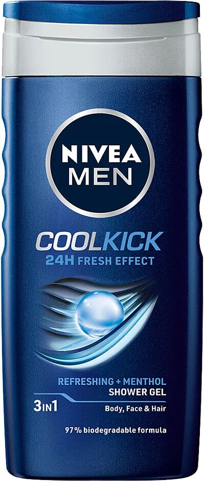 Nivea MEN Shower, 250 ml Nivea Shower Gel