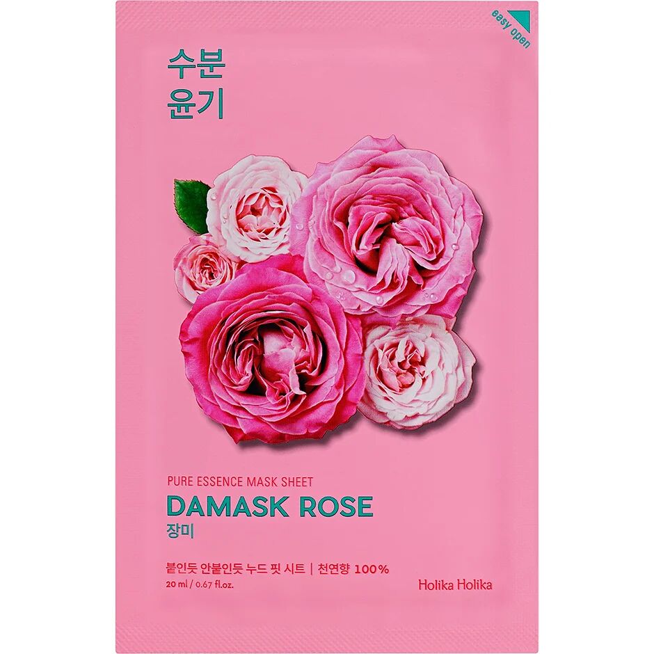 Holika Holika Pure Essence Mask Sheet - Damask Rose,  Holika Holika Ansiktsmaske