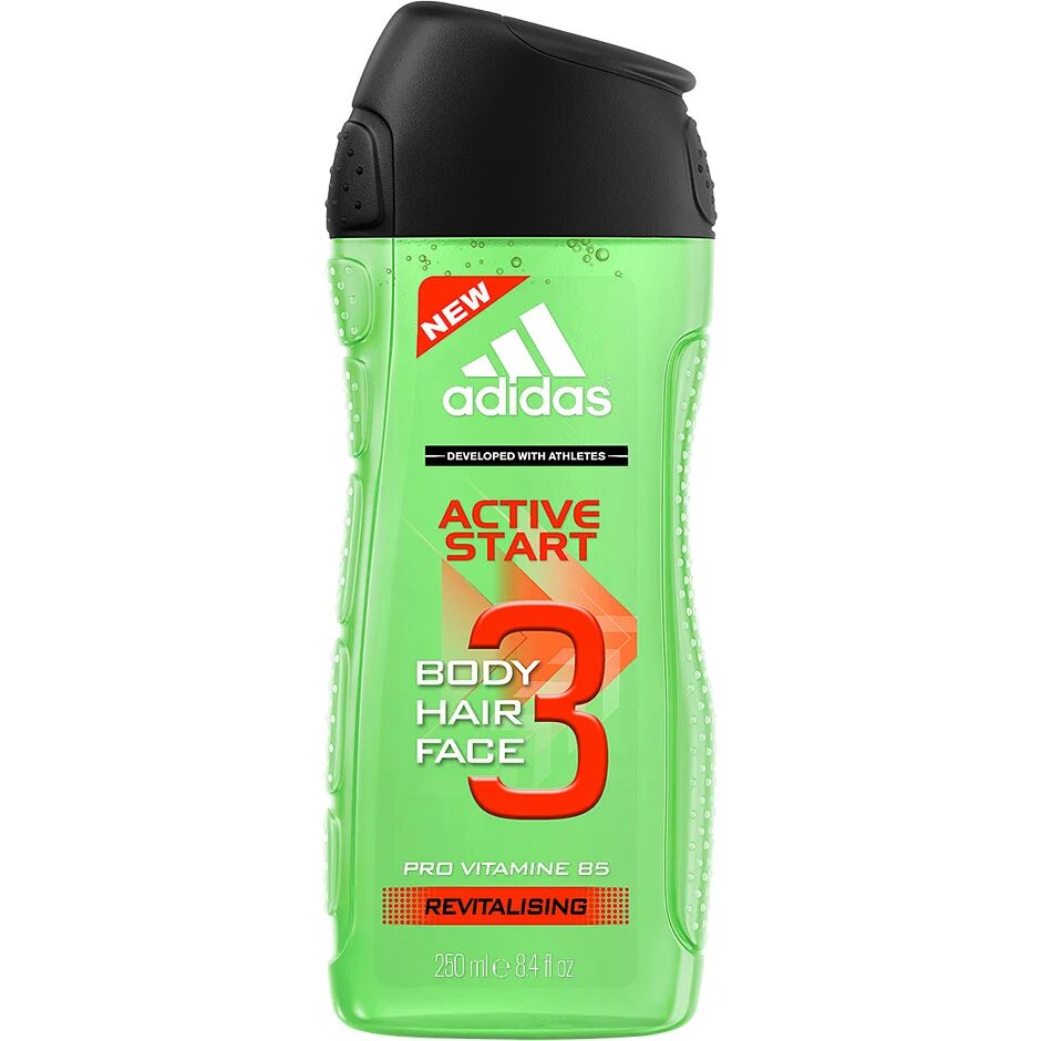 Adidas 3 in 1 Active Start Shower Gel,