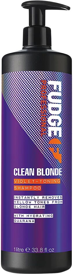 Fudge Clean Blonde Shampoo, 1000 ml Fudge Lillashampoo