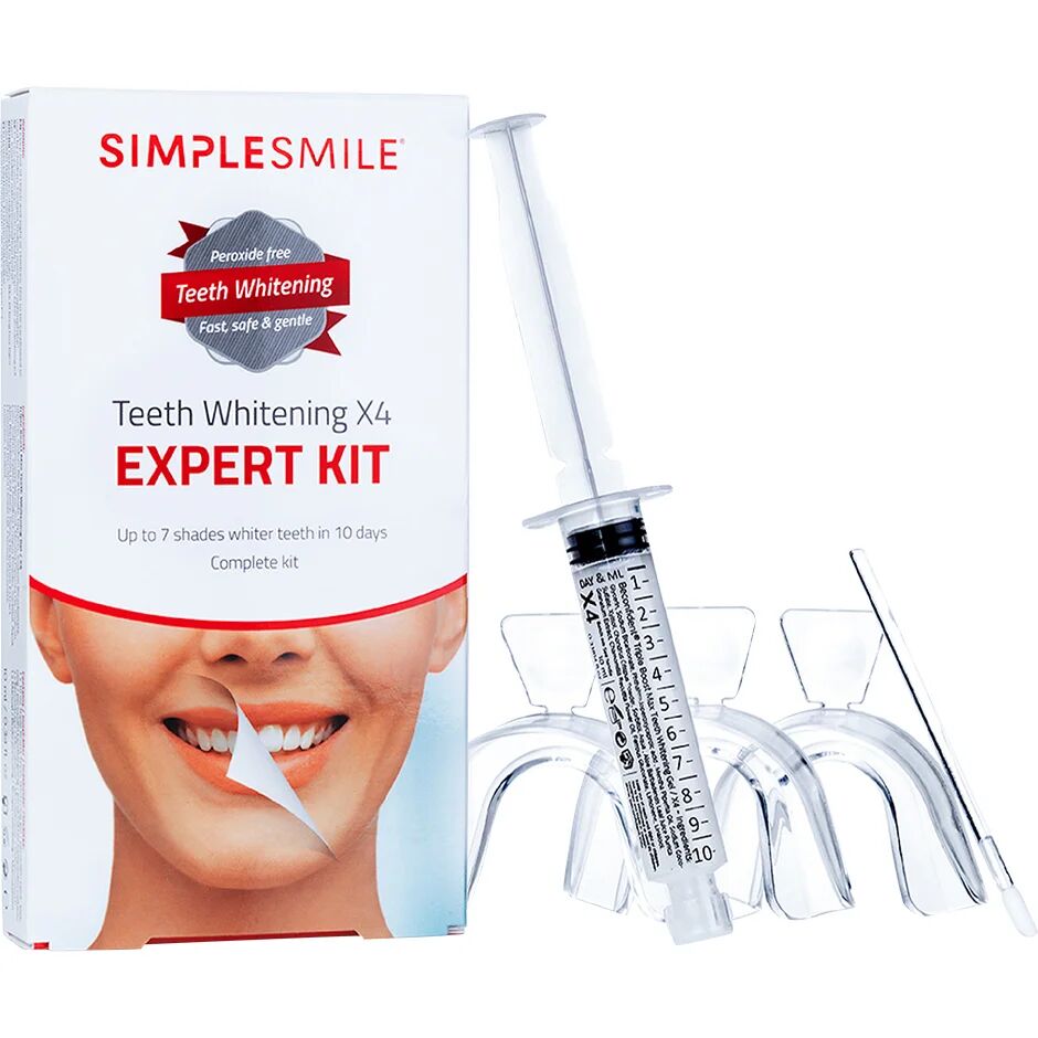 SIMPLESMILE Teeth Whitening X4 Expert Kit, 10 ml SimpleSmile Tannbleking