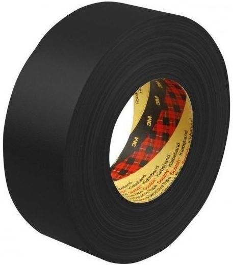 3M Scotch 2903 Gaffateip svart, 48 mm x 50 m Svart, 48 mm x 50 m