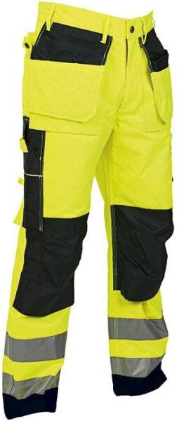 Vidar Workwear V500115C052 Håndverksbukse gul/svart C52