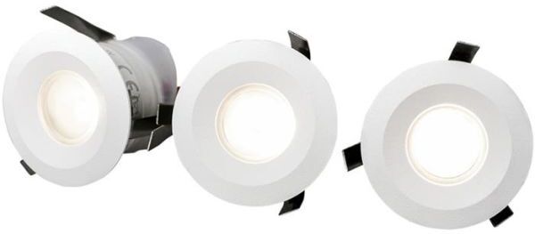 Hide-a-Lite Core Smart Outdoor Downlight hvit, 3000 K, 3-pakk