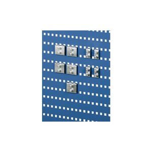 Treston 86151007 Ryggplate perforert, blå 740 x 194 mm