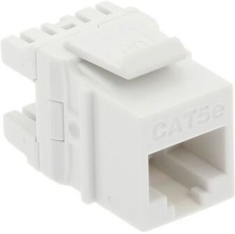 Eurolan 16B-U5-03WT Keystoneuttak RJ45, Cat 5E UTP, Eurolan