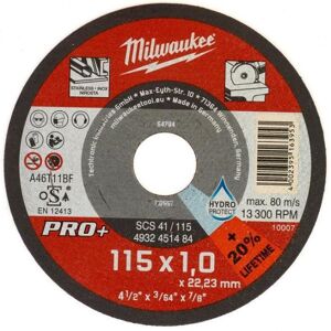 Milwaukee SCS 41 PRO+ Kappeskive 115x1 mm
