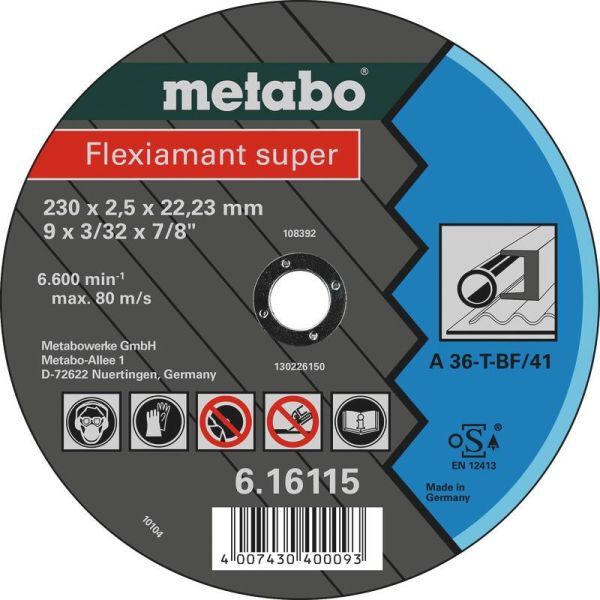 Metabo 616107000 Kappeskive